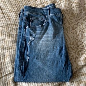 AG skinny high-rise ankle jeans